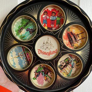 Vintage 50s Disneyland Drink Tray